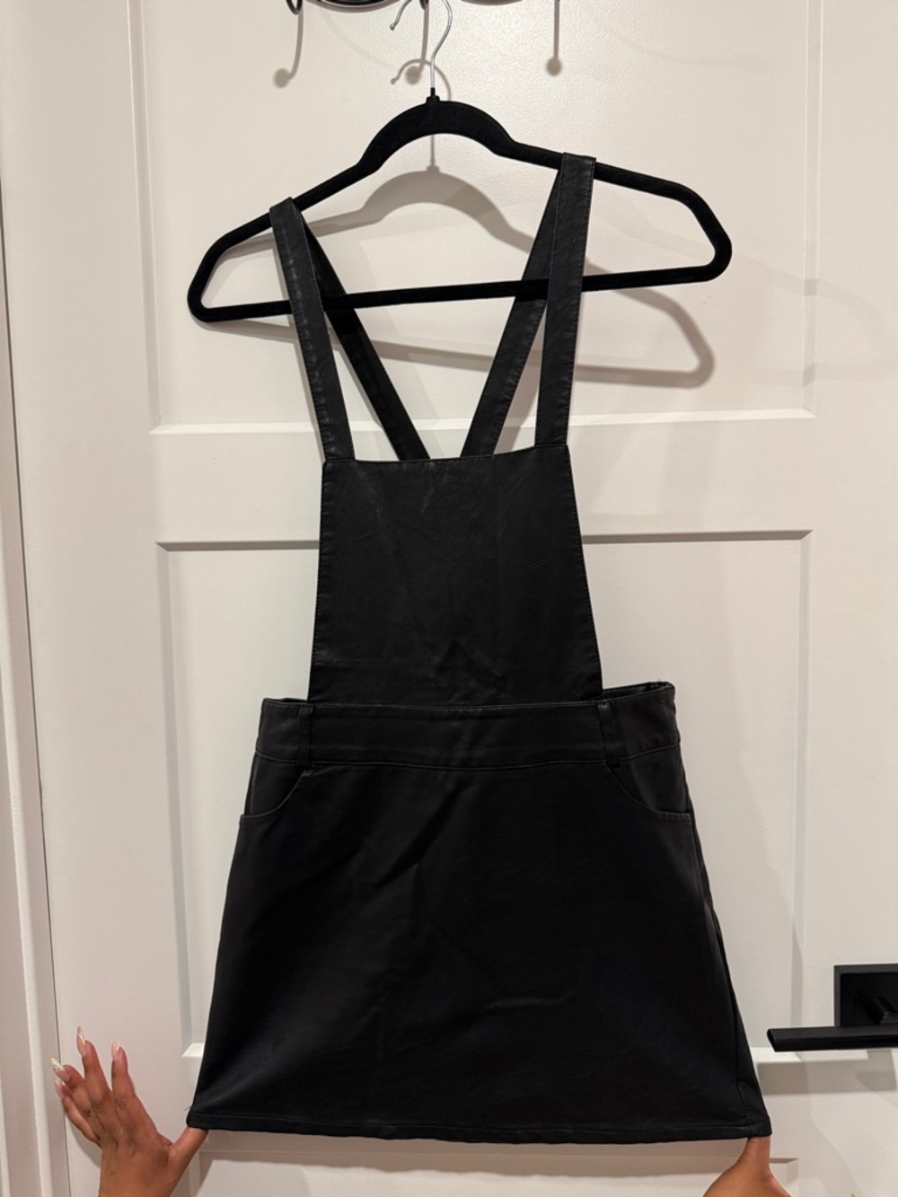 Jack by BB Dakota Black Pinafore Mini Dress